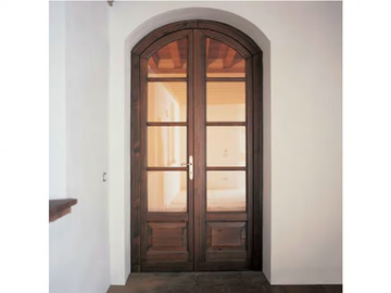 KLIMA 80 - Pine patio door by CARMINATI SERRAMENTI - view 2